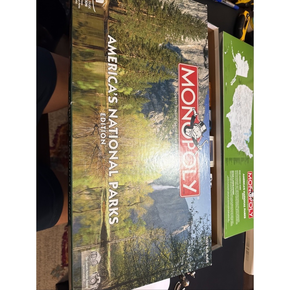 Monopoly Board Game - National Parks - Special Edition Missing Camera!
